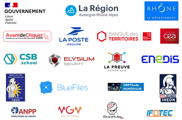 Partenaires et Soutiens des Matinales du CyberCercle Auvergne-Rhône-Alpes