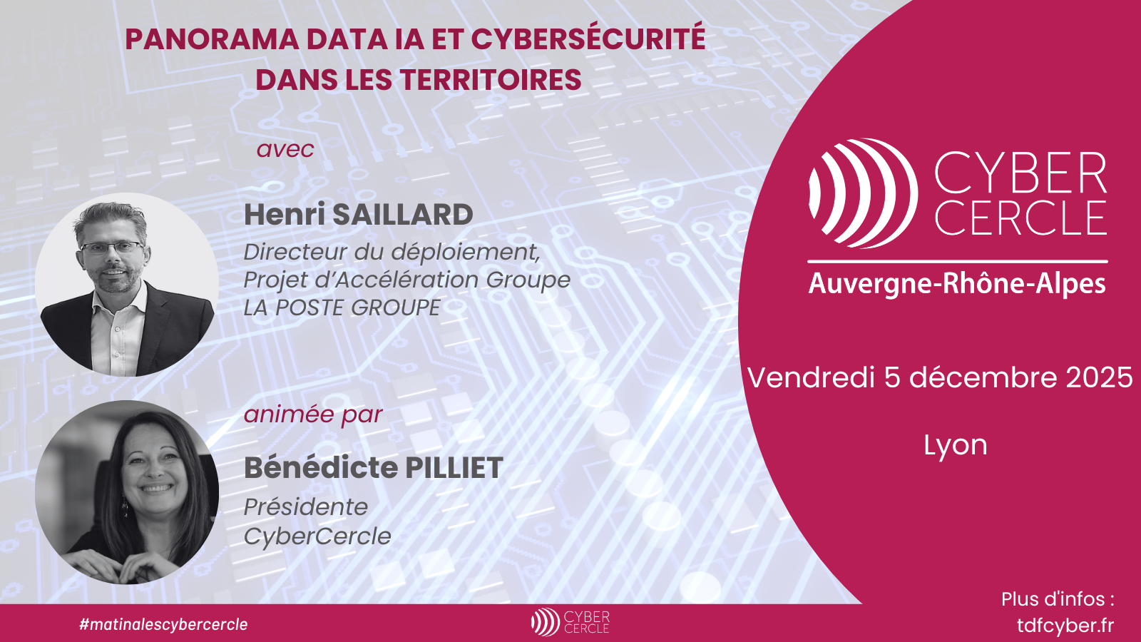 DATA, IA & Cybersécurité dans les territoires Henri SAILLARD