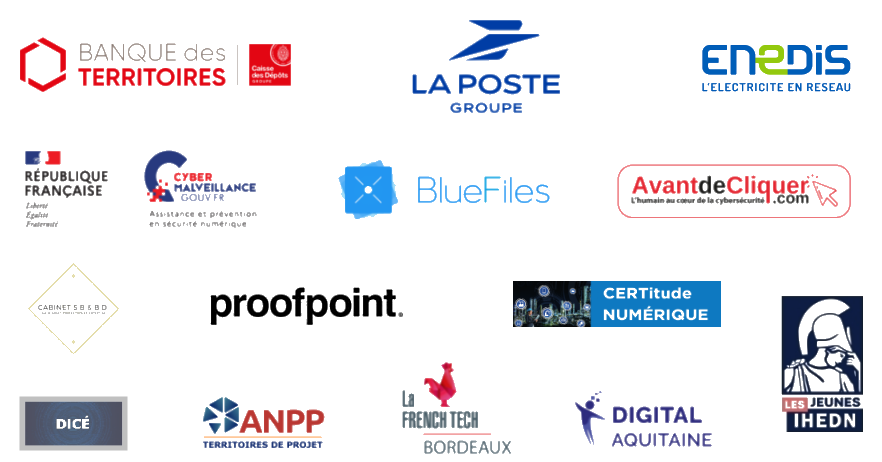 Partenaires et Soutiens Matinales CyberCercle Nouvelle-Aquitaine 2023